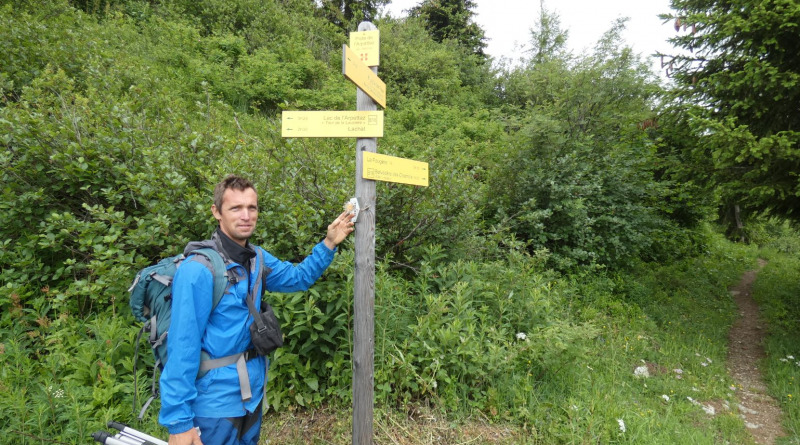 La piste de l'Arpettaz à 1850